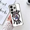 Muay Thai Fight Boxing Soft Phone Case For Xiaomi Redmi Note 14 15 Pro Plus 13 12 11S 11T 5G 10 9S 9 Plating Anti-Fall Fundas