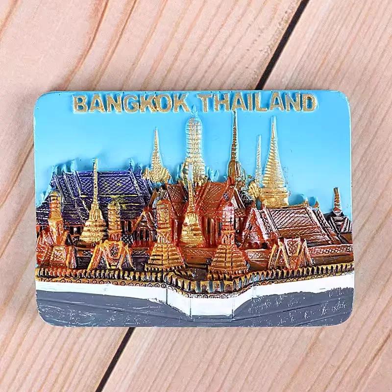 Singapur Reise Souvenirs Merlion Kühlschrankaufkleber Thailand Malaysia Kuala Lumpur Kühlschrankmagnete Wohnkultur Hochzeitsgeschenke