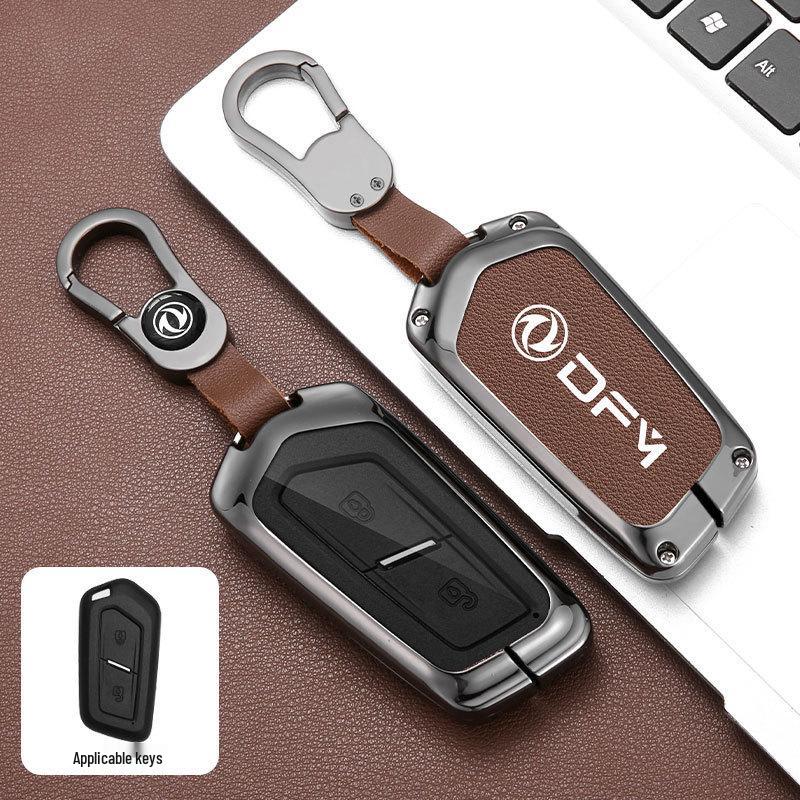 Dongfeng Tianlong Flagship GX King's Metal Key Case Keychain for Men