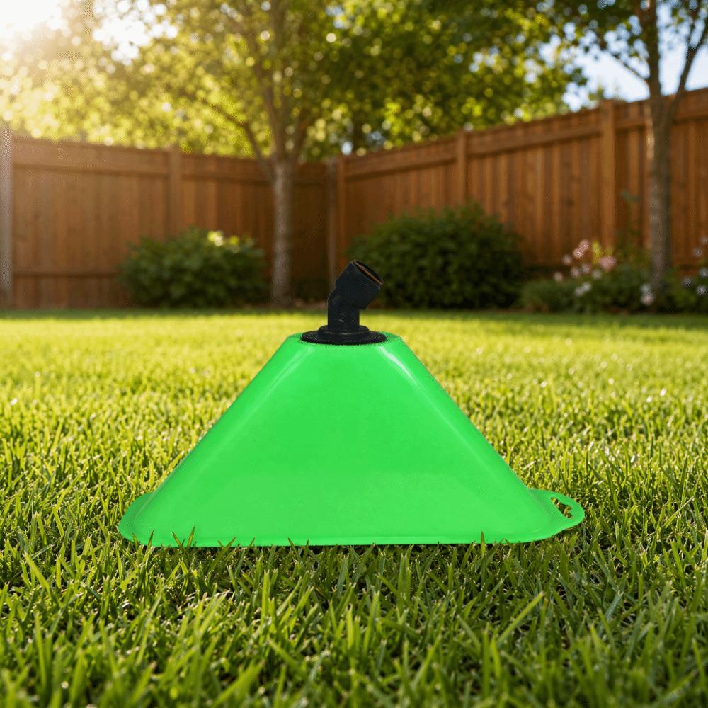2pcs Plastic Spray Nozzle Hood Green Trumpet Spray Nozzle Durable Sprayer Hood Family Use