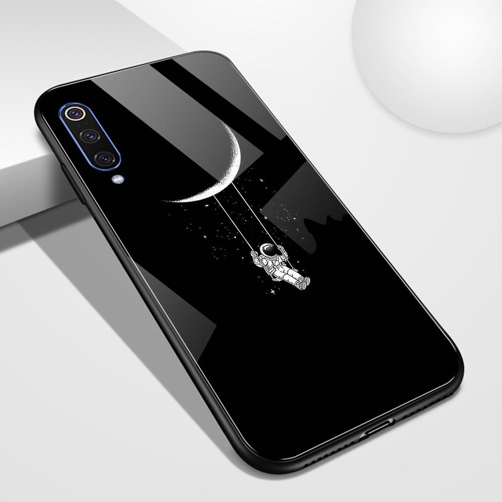 For xiaomi play glass back cover case redmi note 7 case for Xiaomi mi 5 5s 6 6x Redmi Note 5 6 7 Mi Max 3 Mi play K20 pro