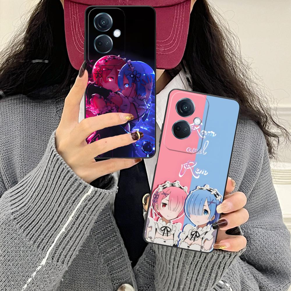 ReZero Rem Ram Mobile Phone Case for OPPO Find X9 X8 X7 X6 X5 X3 X2 Plus s Pro Ultra Lite Colorful Printing Cover Luxury Pretty