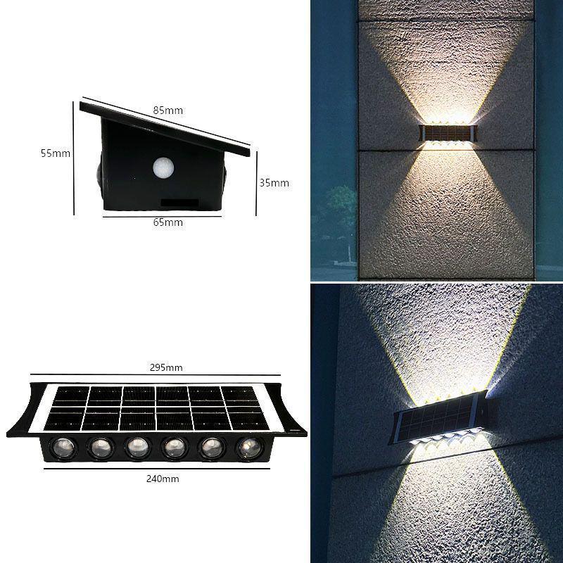 Waterproof Solar Wall Light for Courtyard, Villa, Garden, and Home - Outdoor Atmosphere Lighting
