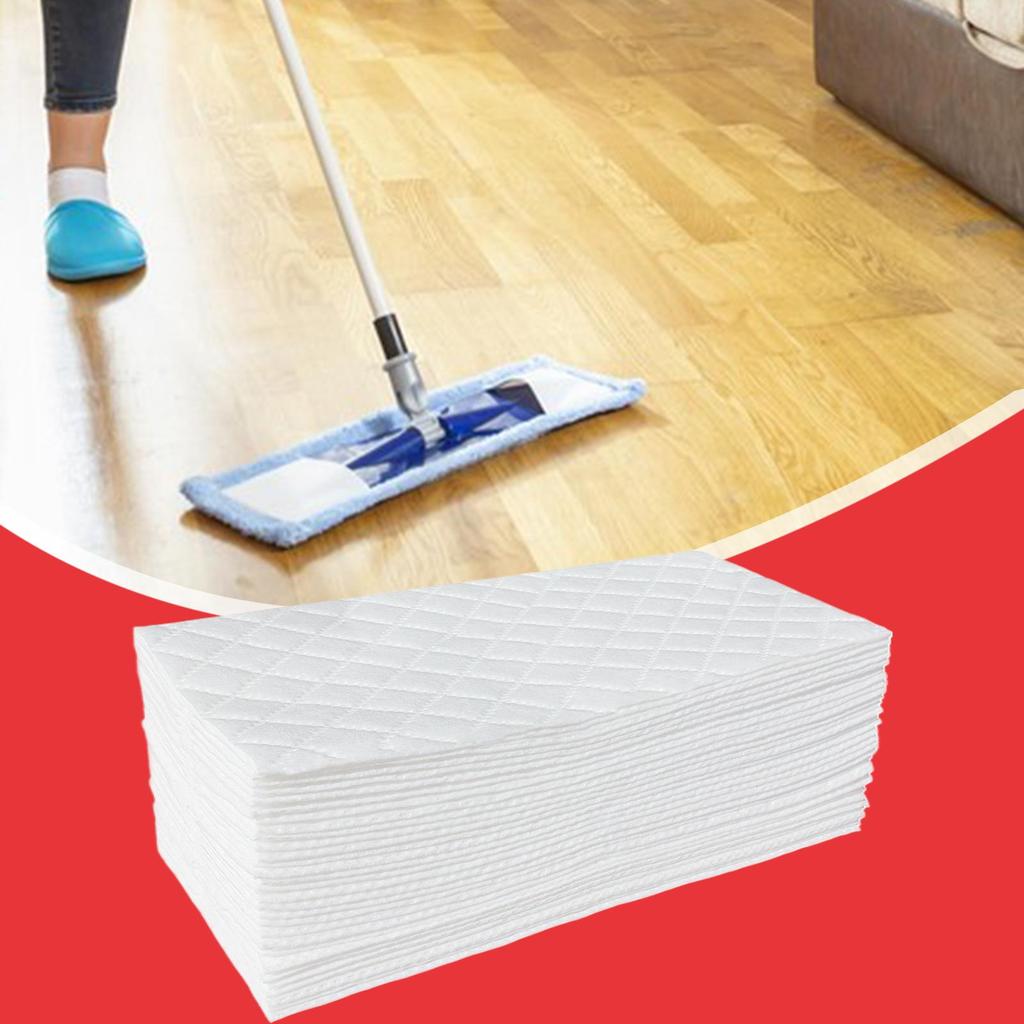 Mop Replacement Pads 30 Pieces Floor Cleaning Pads Household Mat For Hardwood Kitchen Living Room Dormitory Machine Wood Home