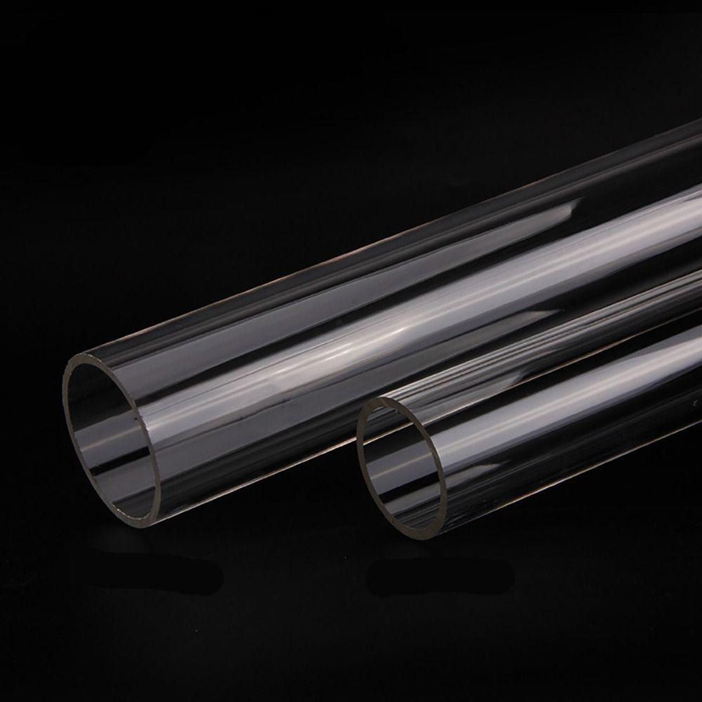 1Pcs O.D 16/20/25/32/40/50mm Acrylic Tube 20/50cm Pipe Fittings Fish Tank Pipe Hydroponics Watering
