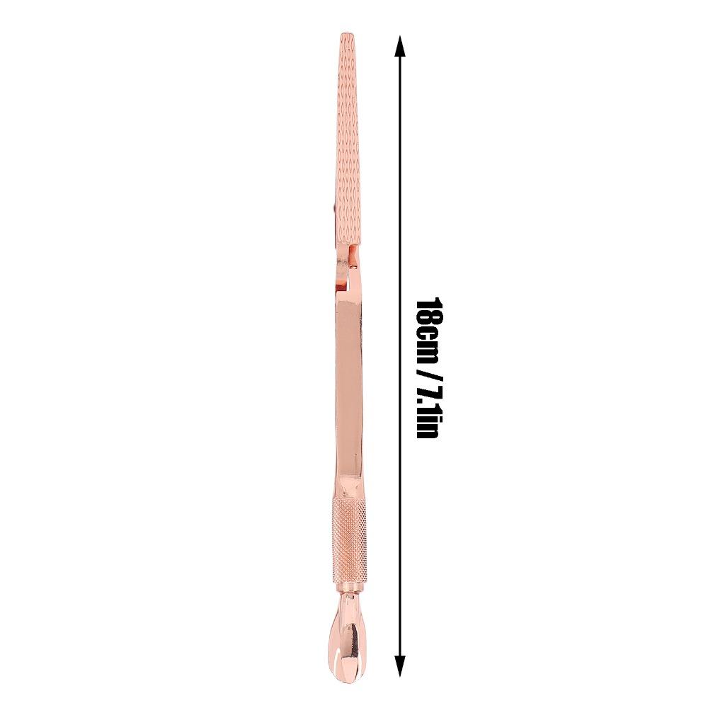 Stainless Steel X-shaped False Nail Shaping Tweezers  Professional Use