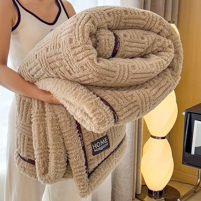 2026 New Half Sides Fleece Autumn Winter Blanket for Bed Soft Fluffy Warm Sofa Cover Blankets Glade A Comfortable Warmth Blanket