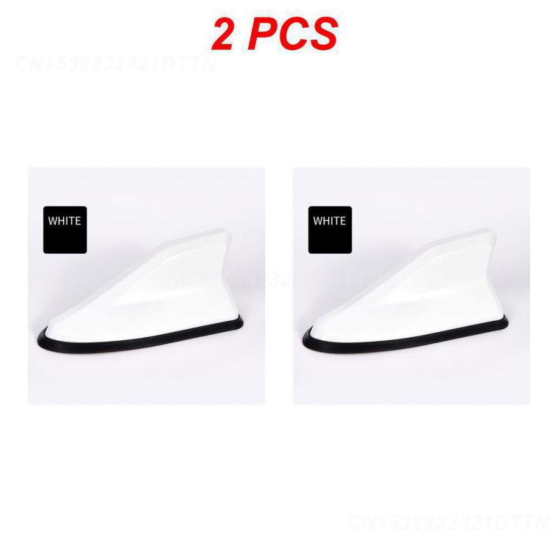 

2/3PCS Car Radio Aerials Shark Fin Antenna Universal Creative Car Radio Shark Fin Car Accessories Fm Signal Amplifier Multicolor