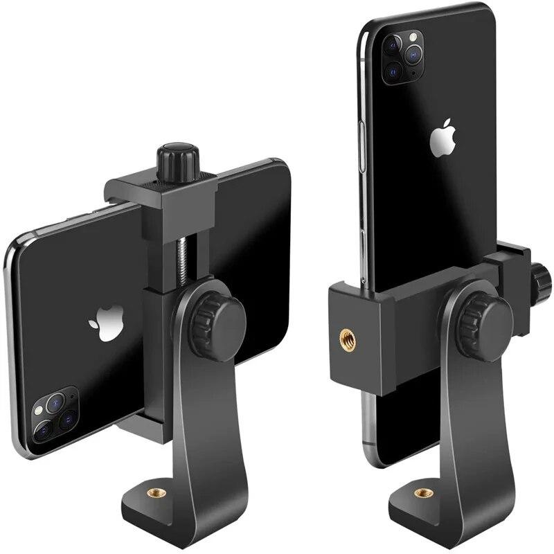 Evrensel Telefon Tutucu Tripod Standı 1/1 Vida Adaptörü 161 Dönebilen Klips ile iPhone Samsung Tablet Akıllı Telefon Sıcak Ayakkabı