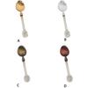 Crystal Coffee Spoon Dessert Scoop Vintage Style Scoops Decoration Gift Tableware Restaurant Kitchen Accessories