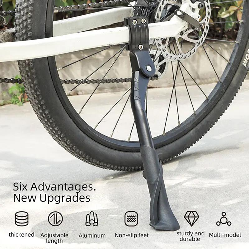 24-29 Inch Fietsstandaard Verstelbare Fietsonderdelen Aluminiumlegering Zijsteun Voeten Fiets Parkeren Standaard Fietsuitrusting