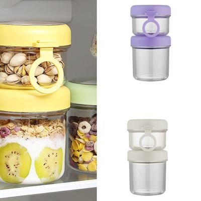 Portable Breakfast Cup with Lid and Spoon for Students Office Workers and Travelers Seeking Convenience and Quality