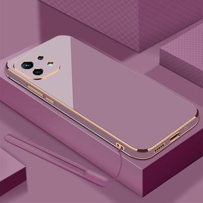 Para Xiaomi 11 lite Case Xiao Mi 11 Pro Phone Case XIAOMI 11 LITE 5G NE mi11 mi11lite Luxo Quadrado Revestimento À Prova de Choque Capa Traseira