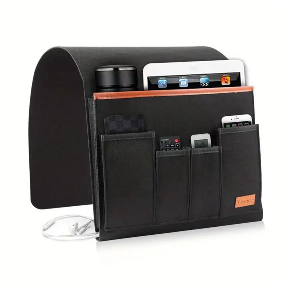 1PC Felt Bedside Storage Bag Bedside Remote Control Hanging Bag Student Dormitory Felt Bedside Hanging Bag