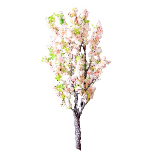 Model Trees DIY Micro Landscape Ornaments Decorative Miniature Blossom Trees for DIY Crafts And Moss Gardens