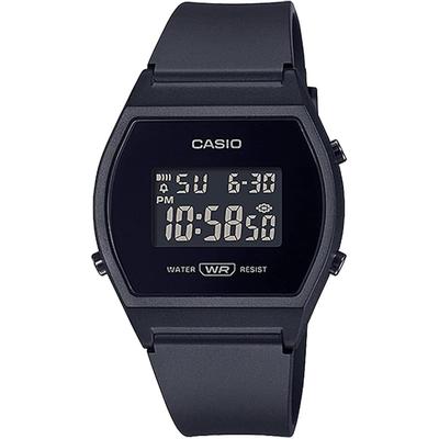 CASIO Standard Digital Women's & Girls' Watch LW-204-1B (No Gift Box) Black Inverted LCD ...