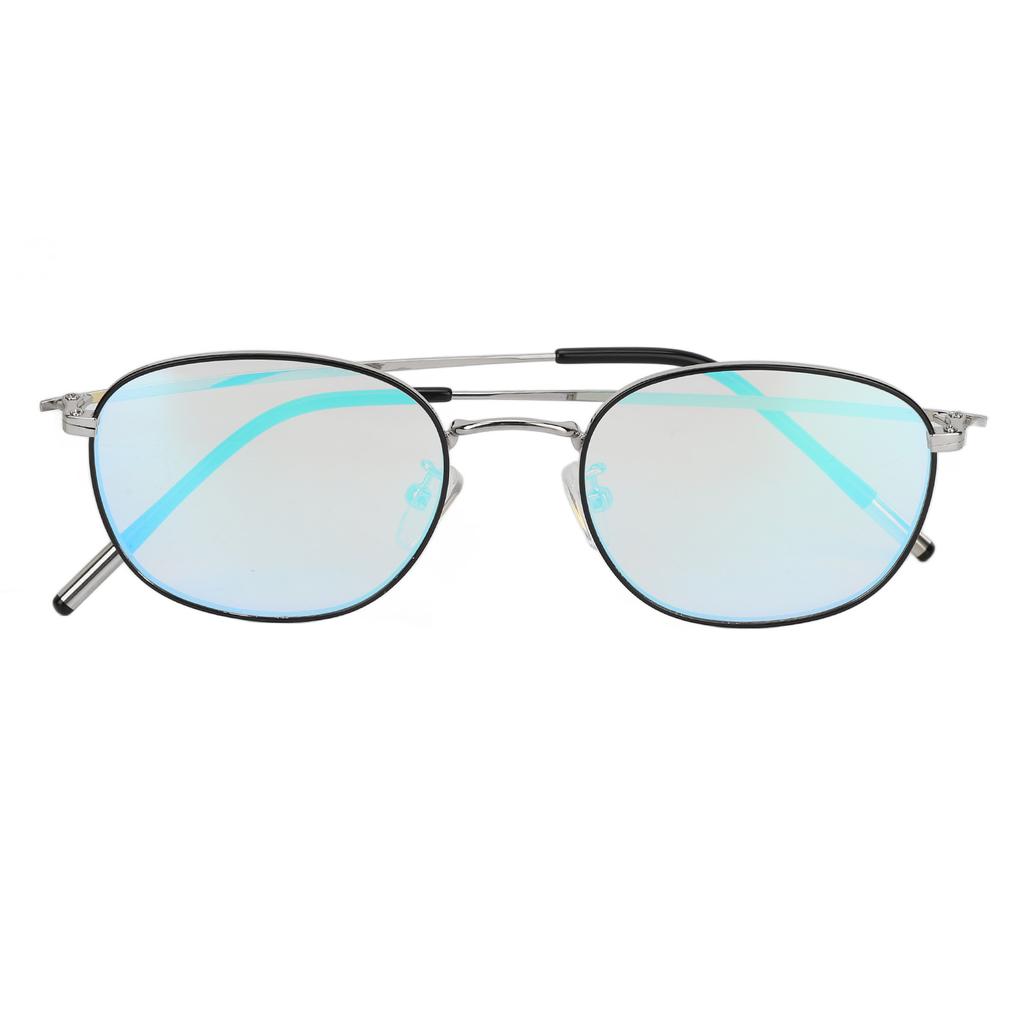 Farbenblindheitsbrille beidseitig beschichtet Rot Grün Farbenblindheitsbrille zum Überqueren der Straße Silber Schwarz
