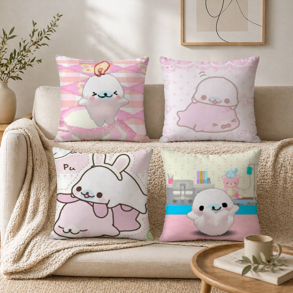 Kawaii Cartoon Mamegoma anime Pillow Case Cushion Cover Throw Pillow Case For Car Sofa