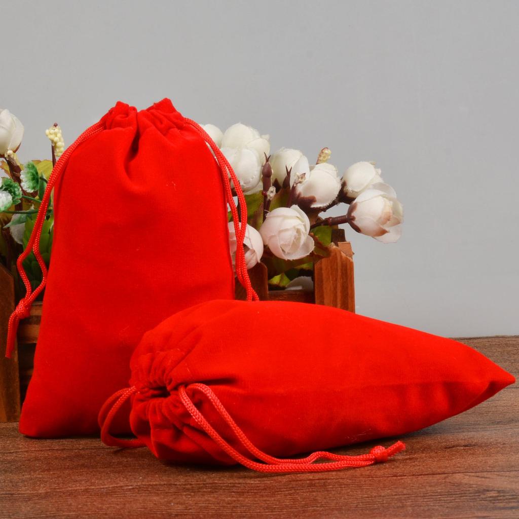 Velvet Drawstring Jewelry & Earphone Storage Bag