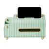 Portable Tissue Box Organizer Multifunctional ABS Storage Container Contemporary Functional Centerpiece Home Decoration