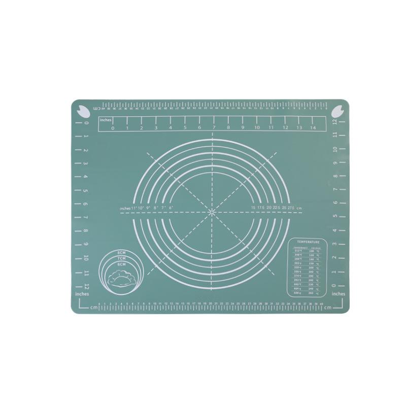 

Food Grade Silicone Pastry Mat with Measurements - Large Non-Stick Dough Rolling Pad for Baking, Kneading, and Fondant small
