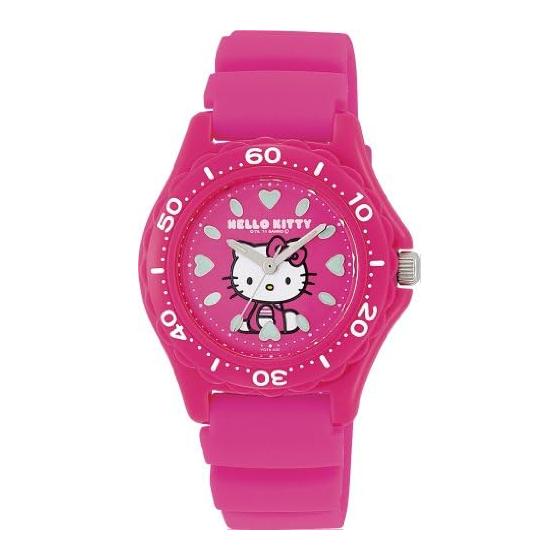 

[Citizen Q&Q] Watch Analog Hello Kitty Waterproof Urethane Belt VQ75-430 Women s Pink