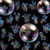 50 Transparent Laser Fancy Tattoo Stickers Flowing Stickers Laser Three-dimensional Gold-plated Ancient Style Gu Card Holo