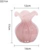 BRLight Luxus Rosa Glasvase Tisch Hydrokultur Vase Handwerk Wohnzimmer Dekoration Blumenarrangement Feiertagsgeschenk HeimdekorationEY