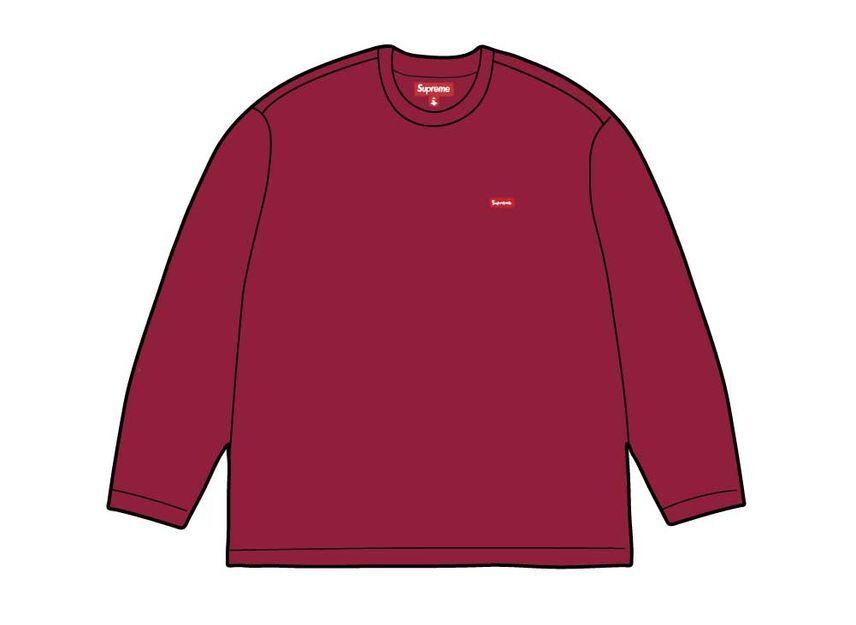 Supreme Small Box L/S Tee Red (25SS) S
