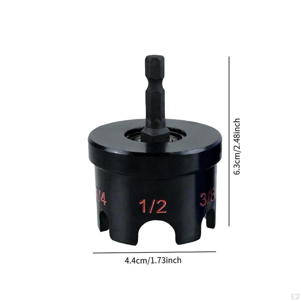 Accessory for Nuts 1/4", 3/8" And 1/2" Threaded Rods. Compact, Fast Tool