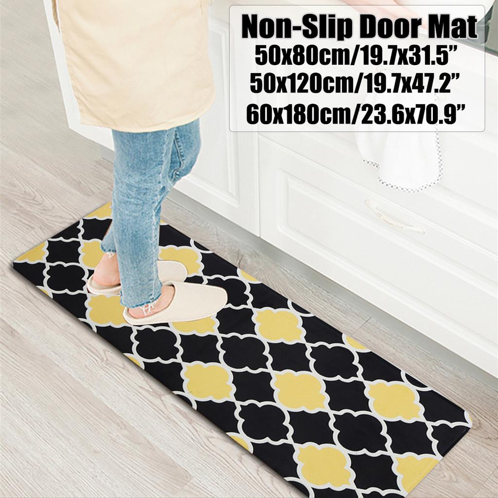 BBJOZ Entrance Mat Door Entrance Anti-Skid Floor Mat Living Room Coffee Table Floor Mat Bedroom Bedside Blanket Kitchen Bathroom Washable and Machine Washable Color : W, Size : 90120CM BBJOZ Entrance Mat Door Entrance Anti-Skid Floor Mat Living Room Coffee Table Floor Mat Bedroom Bedside Blanket Kitchen Bathroom Washable and Machine Washable Color : W, Size : 90120CM