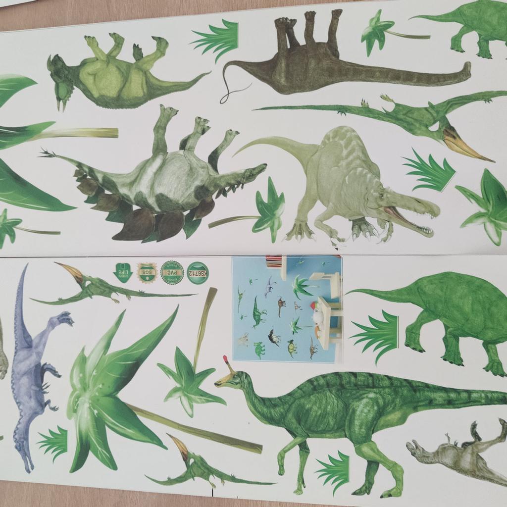Kreativní samolepky dinosaurů Kreslené samolepky pro děti Samolepky na zeď