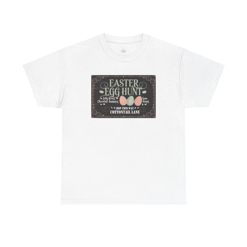 Easter Egg Hunt T-Shirt, Fun Spring Tee, Unisex Cotton Tee, Holiday Apparel,