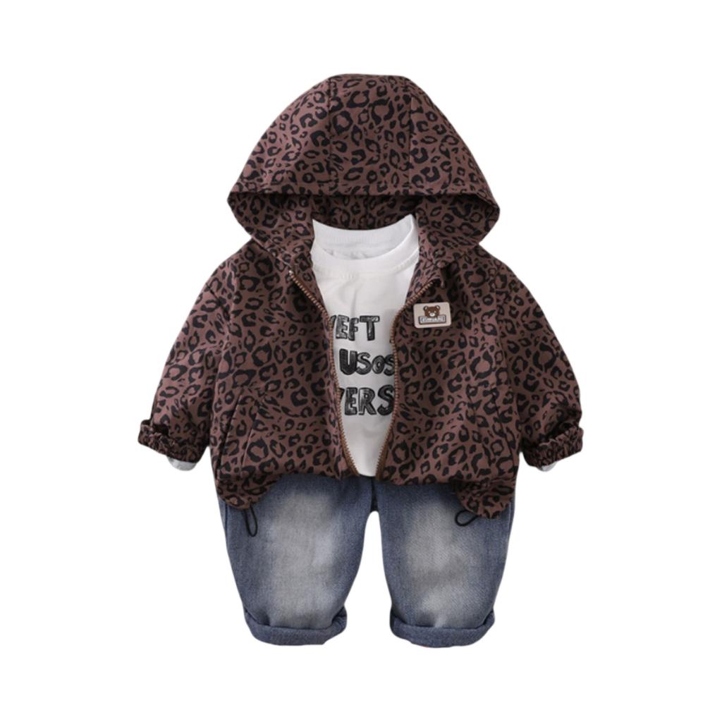 Kids Casual Long-Sleeve Set, Comfortable Daily Wear Outfits