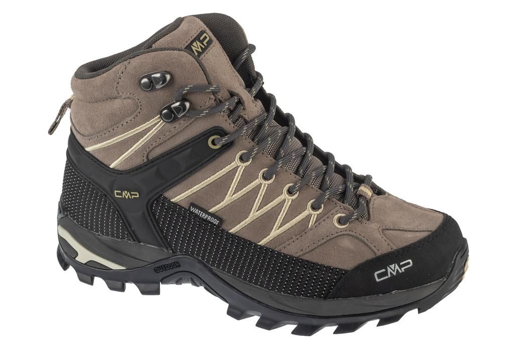 CMP Rigel Mid WP, Womens grey Trekking shoes