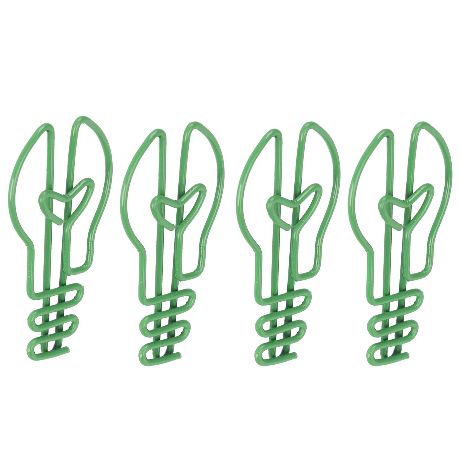 

100Pcs Paper Clips Small Cute Light Bulb Special Shaped Metal Supplies for Notes