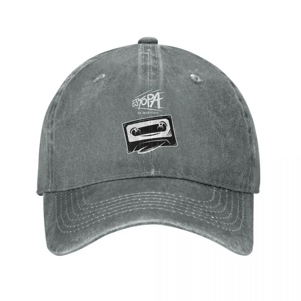 Estopa Tour Rock Band Baseball Cap Classic Distressed Denim 25th Anniversary Sun Cap Unisex Style Outdoor Adjustable Fit Hats