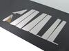 BRIGHTZ Palette MK21S Super Mirror Stainless Steel Plated Pillar Panels No Visor Required 8PC MK21 K21 21 [PIL-SIL-375]