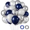 12-Inch Sequin Metallic Latex Balloons, 30pcs - Perfect for Birthday Party Decorations