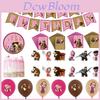 Masha And Bear Birthday Party Supplies Decorations Kit With Balloons Cake Toppers And Banner