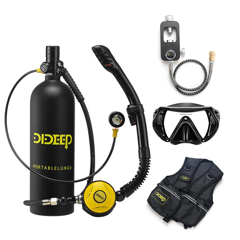 DIDEEP X5000Plus 2L Scuba Snorkeling Gear Oxygen Tank