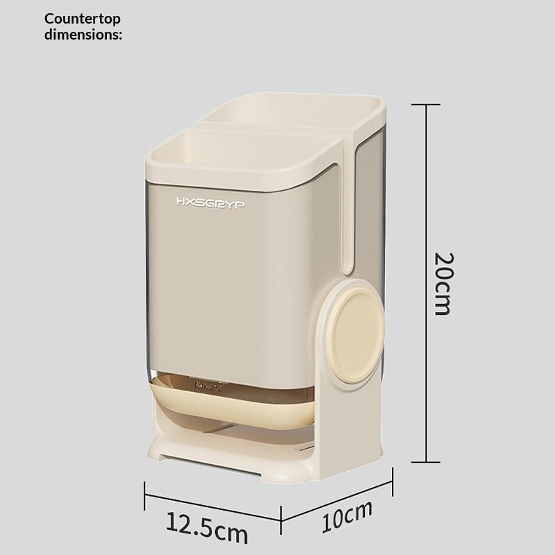 Kitchen Cutlery Rack Household Wall-Mounted No-Drill Countertop/Wall Compatible Rotatable Chopstick Holder