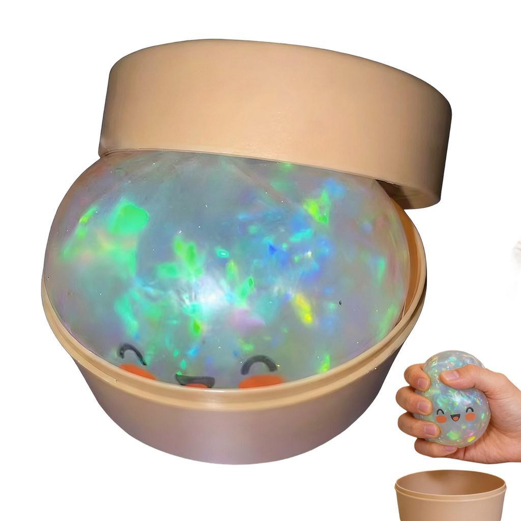 Steamed Dumpling Shaped Sensory Squeeze Toy Squishiess Dumplings Stress Balls Fidget Sensory Toy Quick-rebound Stress Relief Toy