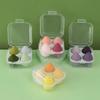 4/8/16 Stück Mode Schwamm Make-up Puffer Trocken und Nass Doppelseitig Make-up Ei Puffer Make-up Ei Schwammball Super Weiches Make-up Ei Box