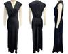 2024 Spring/Summer European & American Women's V-neck Satin Fishtail Evening Gown
