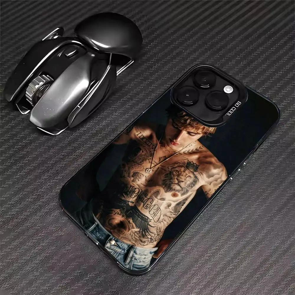 Swag J-Justin B-Bieber Handyhülle für iPhone 17 16 15 14 13 12 11 Pro Max XS Max 7 8 Plus Stoßfeste Silikon-Matt-Abdeckung