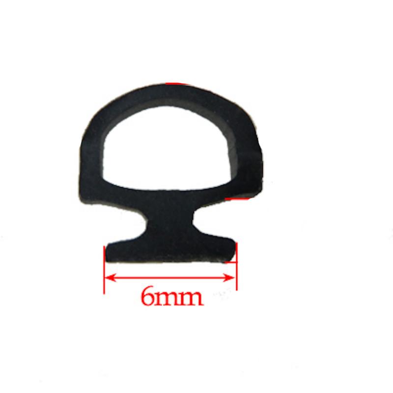 Aluminium Door Window EPDM Rubber Sealing Strip Sliding Screen Sash Seals Gasket 5/6/7mm10m Black
