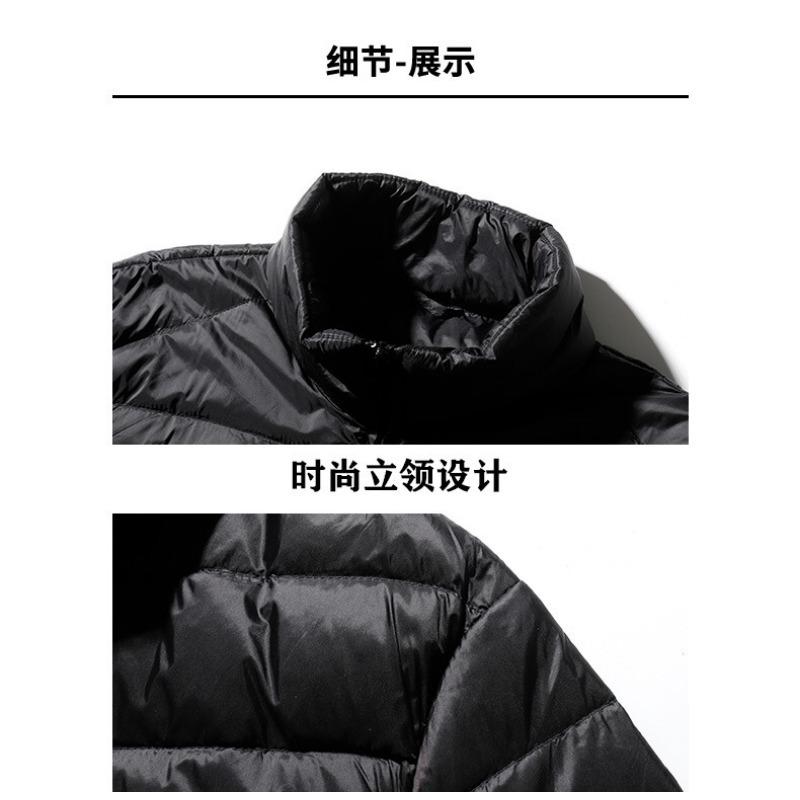 Autumn and Winter Fashion Stand Collar Jacket Men's Casual Versatile Solid Color Zipper Cardigan Top