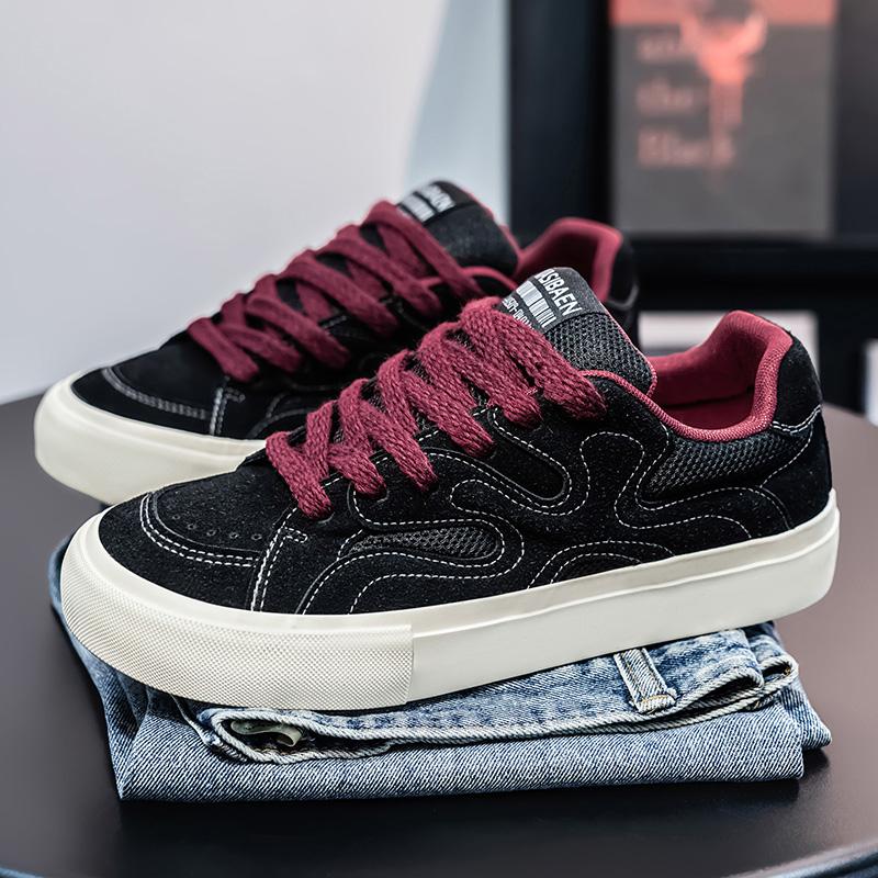 Hot Sale Skateboard Shoes Men Fashion Streetwear Shoes Teenager Vulcanized Shoes Designer Trendy Shoes for Men Casual Sneakers