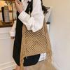 Yogodlns Fashion Long Tassel Shoulder Bag Thread Woven Women's Bag New Hollowed Out Handbag Summer Beach Vacation Bag